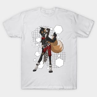 Roxy the sassy Kitsune Fox Girl T-Shirt